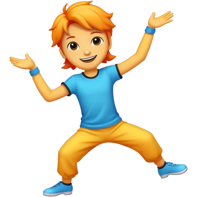 Dancing cartoon  emoji