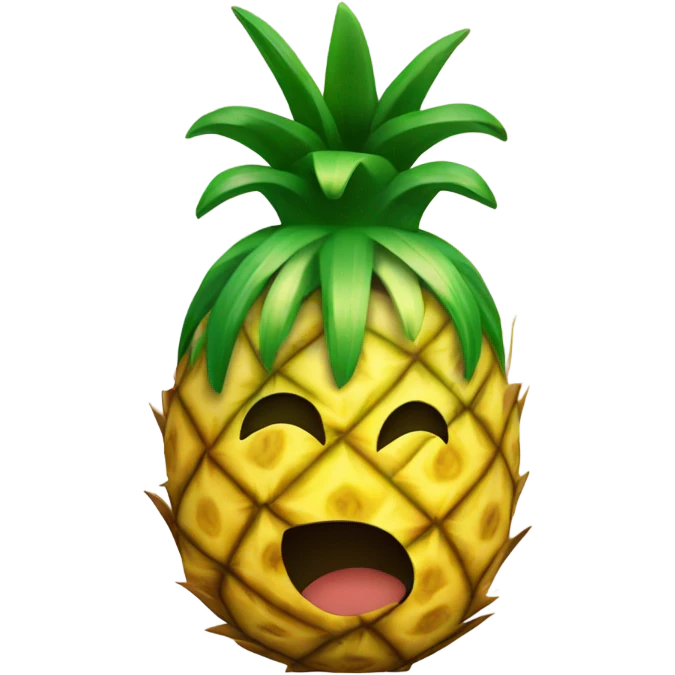 Pineapple and coconut  emoji
