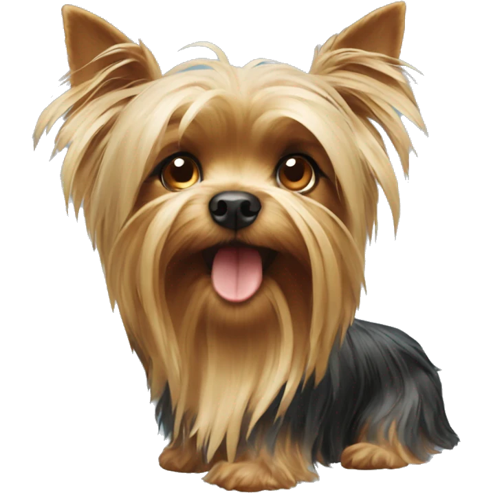 yorkshire terrier dog emoji