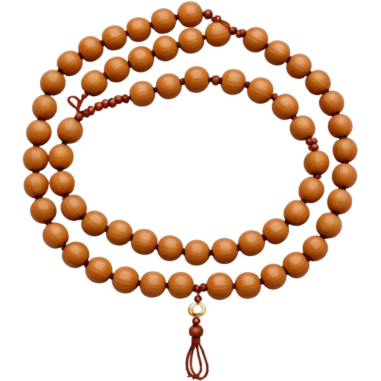 Prayer Beads white Rudraksha emoji