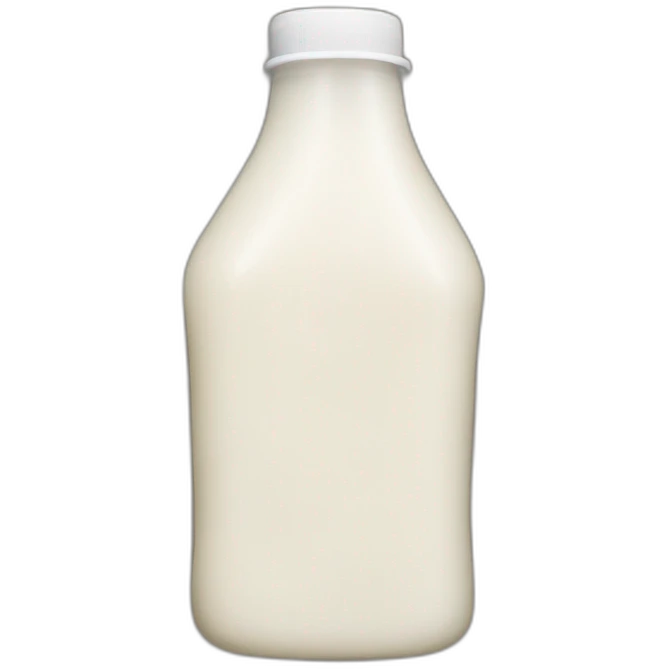 white Squeeze Sauce Bottle emoji
