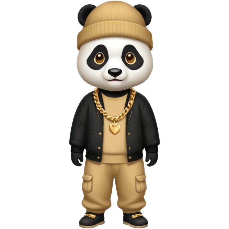 Panda wearing like a cholo  emoji