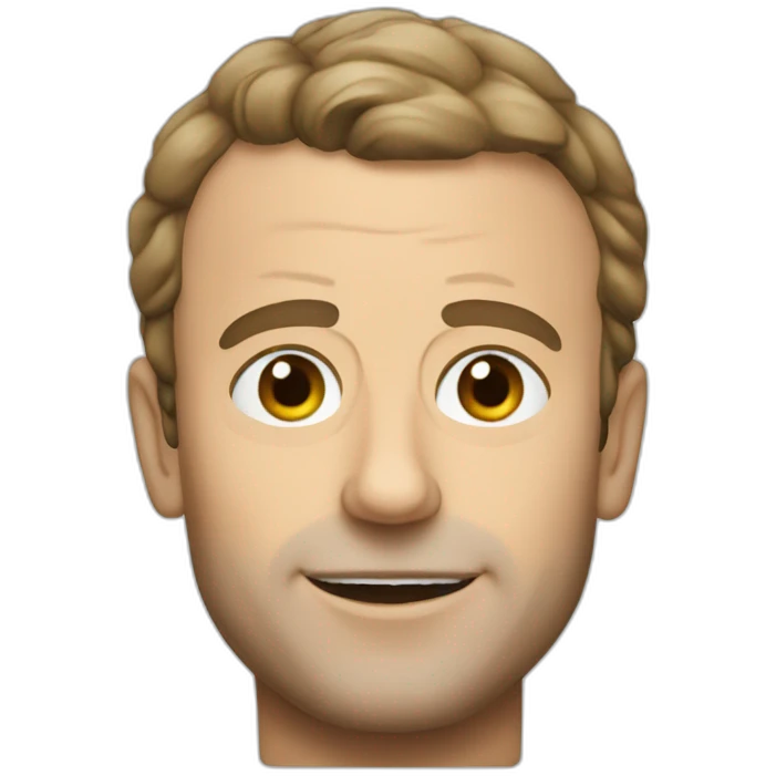 Macron-beer emoji