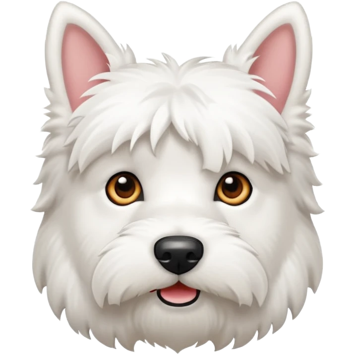 a Westie Dog emoji