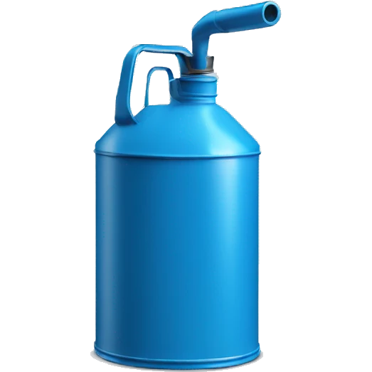 Oil can blue color emoji