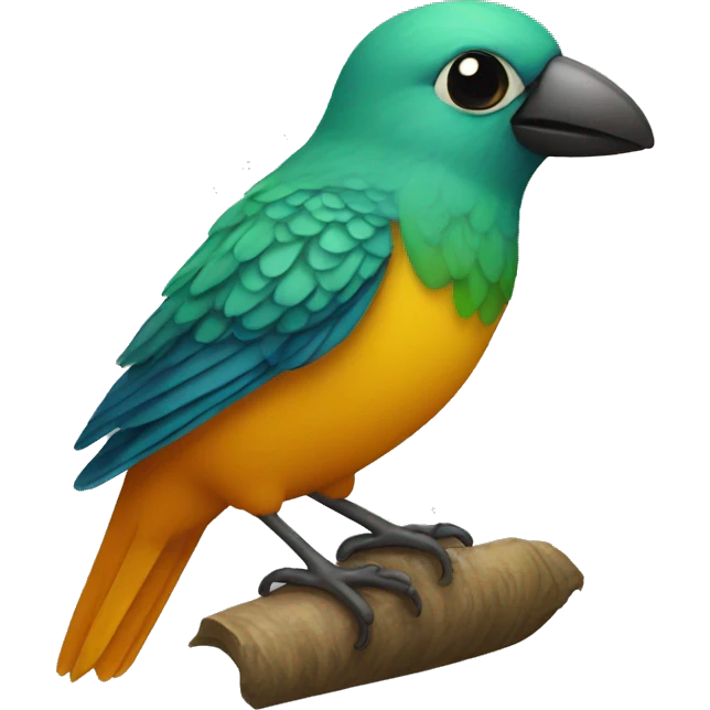 Pajaro periquito emoji