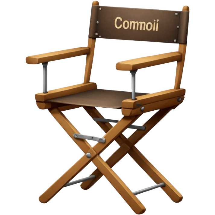 with name written on it name director film director chair emoji