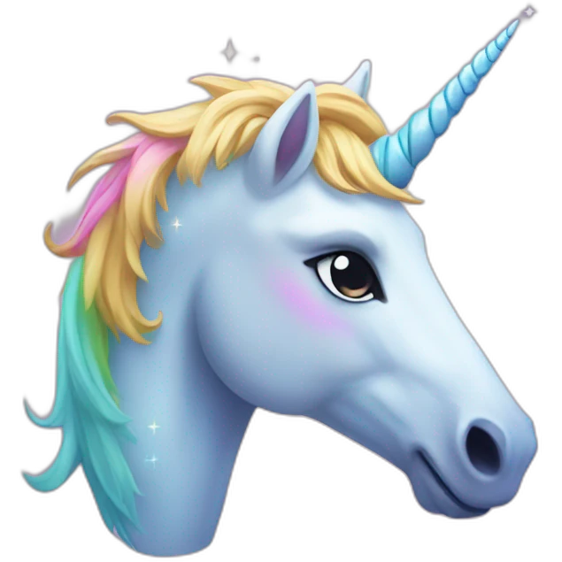Magical unicorn emoji