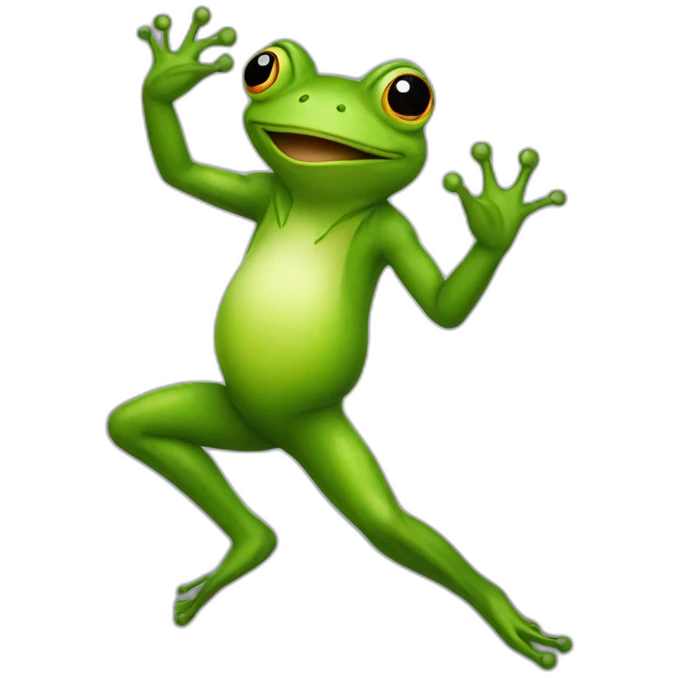 frog dancing emoji