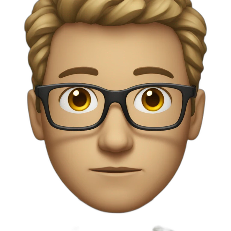 focused gaze and spectacles emoji