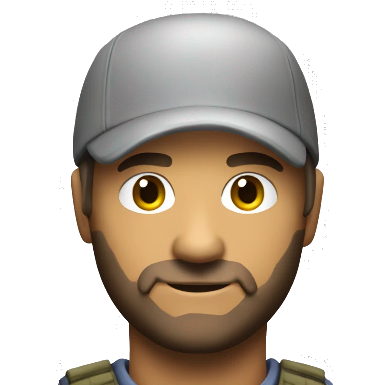 Create an Exact Copy of the person in the Counter Strike 2 Logo emoji