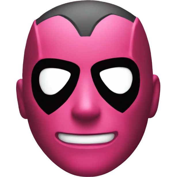 Pink deadpool emoji