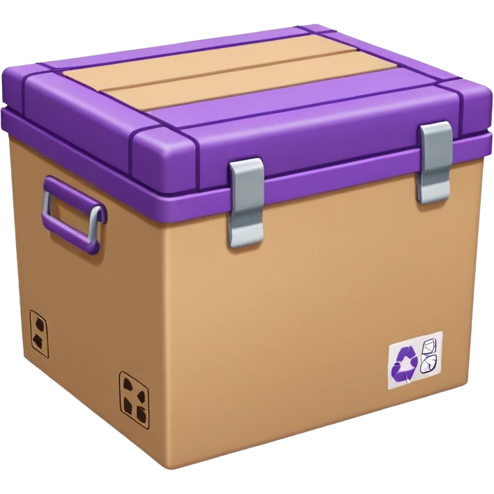 Insulated Delivery Box purple emoji