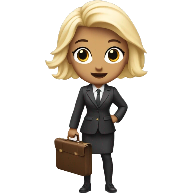 blondie holding out briefcase emoji