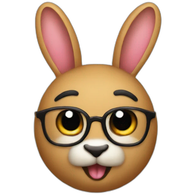 Funny bad bunny emoji