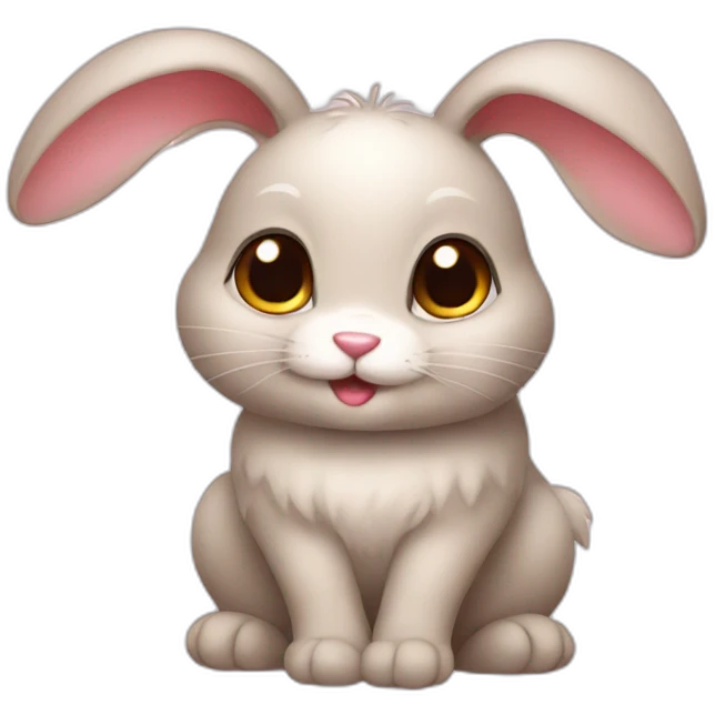 cute bunny emoji