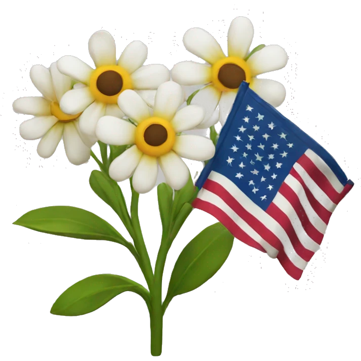 Usa top simbol flower  emoji