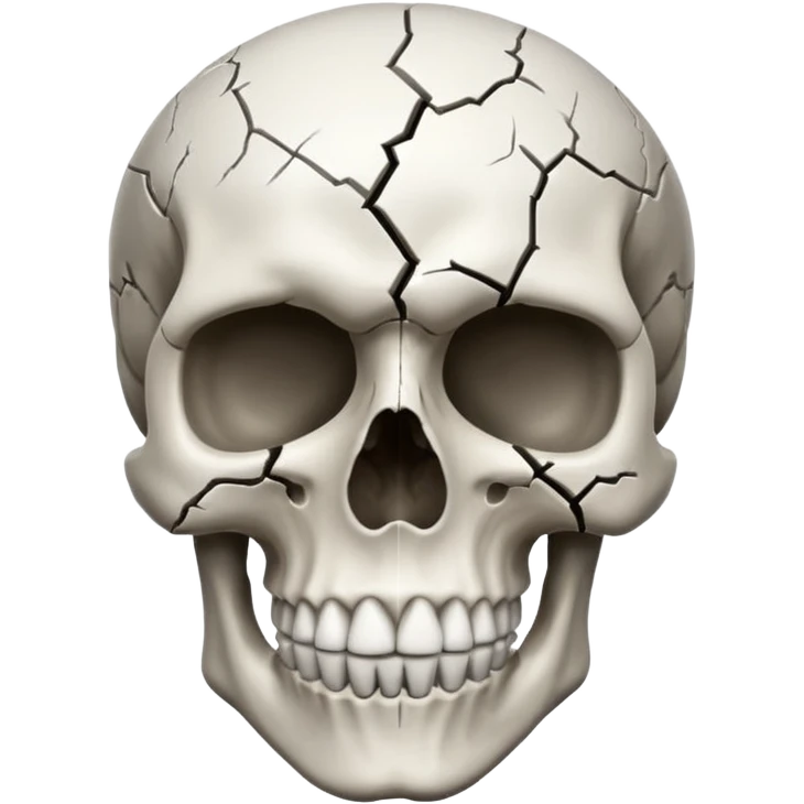 Mind blowing skull emoji