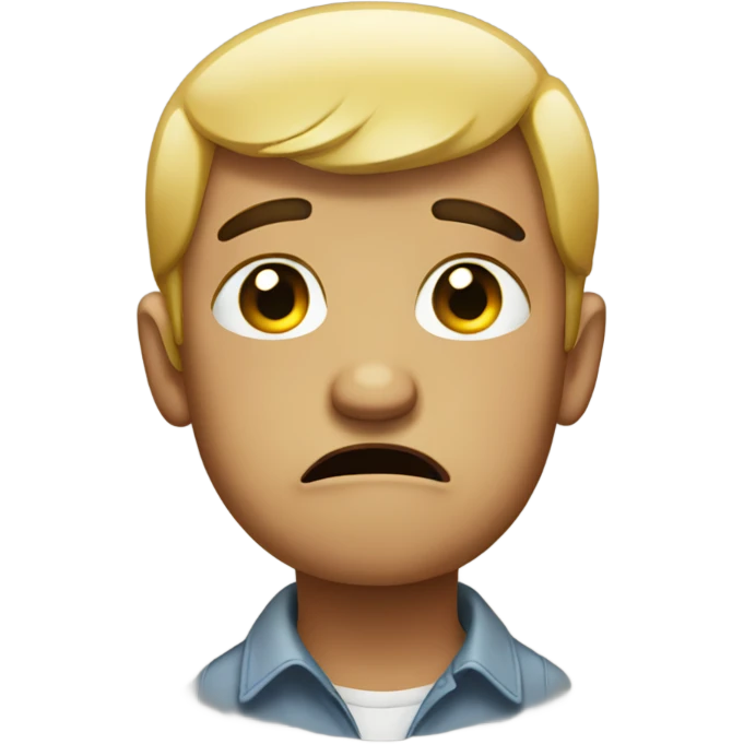 disappointed crying emoji
