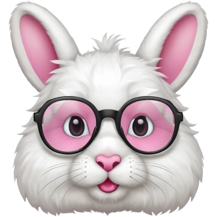 rabbit with glasses emoji