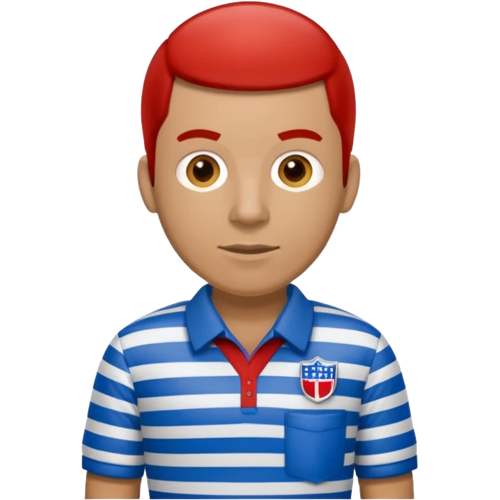 referee american football blue (#00A3E0) and red (#F9423A) emoji