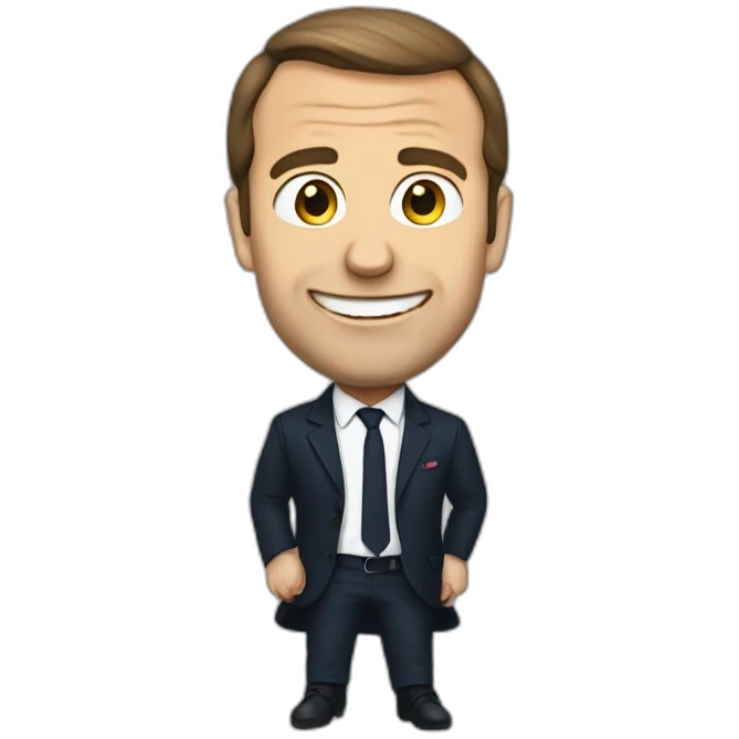 Macron peur emoji