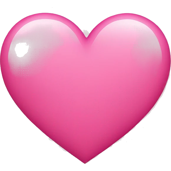 Pink heart emoji