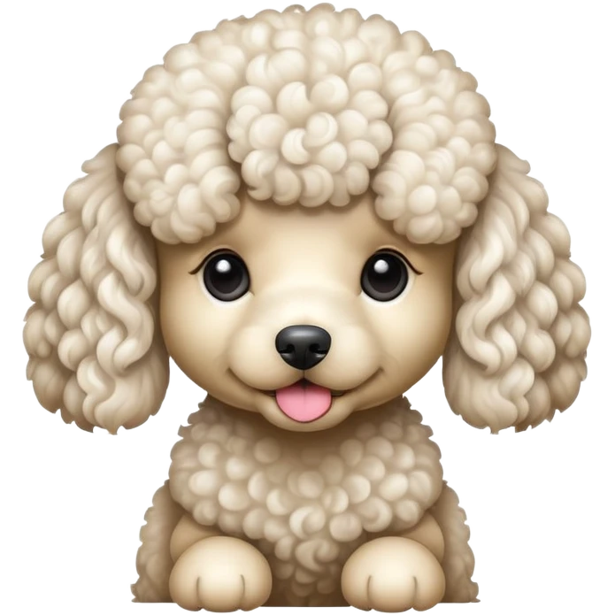 Poodle emoji