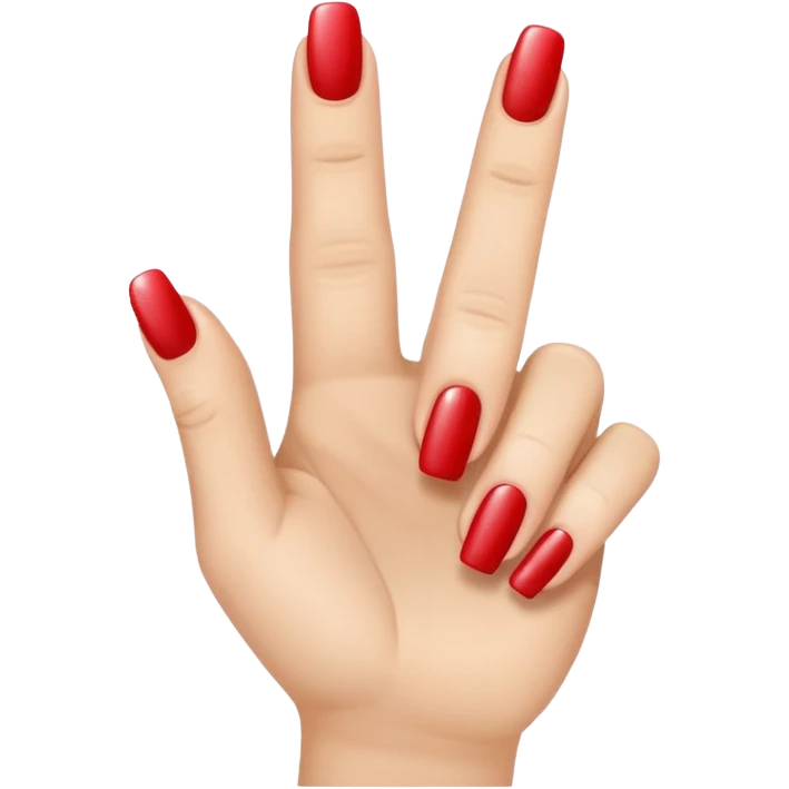 one finger nail art emoji
