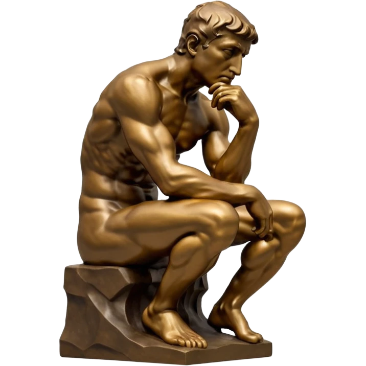 Мыслитель» (фр. Le Penseur) — одна из самых известных скульптурных работ Огюста Родена. emoji