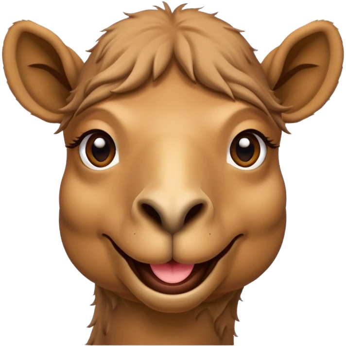 smiling camel emoji