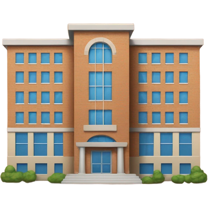 school building emoji