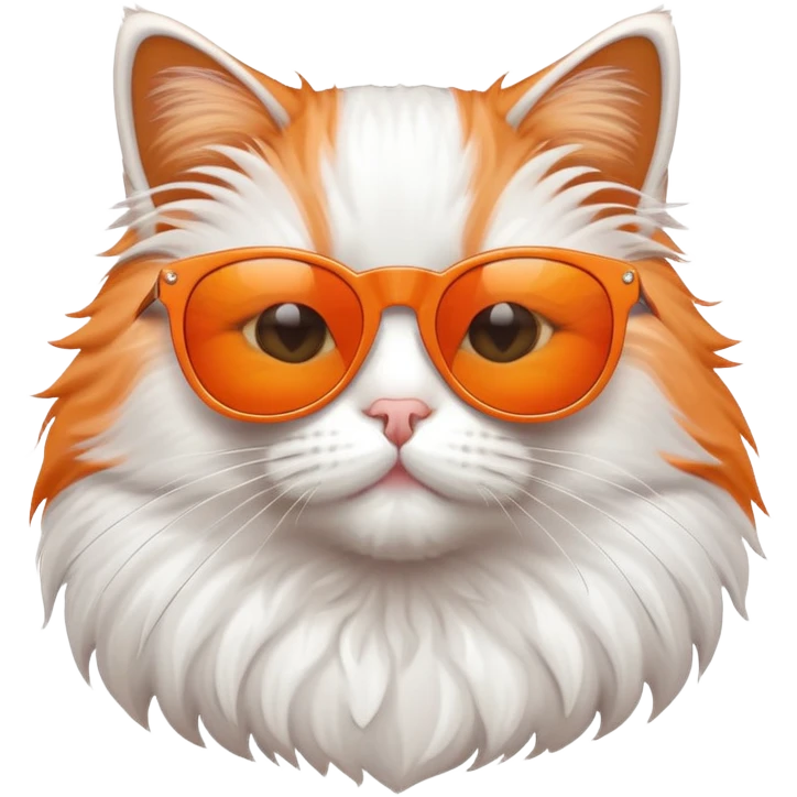 Cat wearing sunglasses emoji