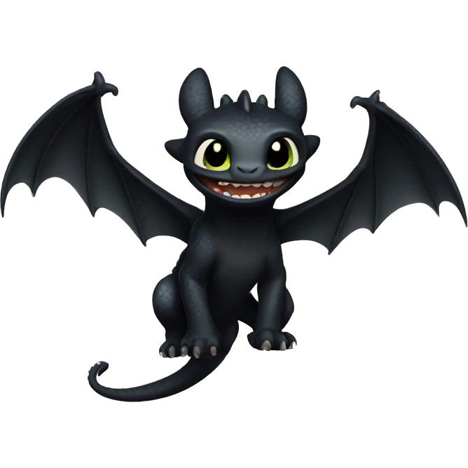 Toothless   emoji