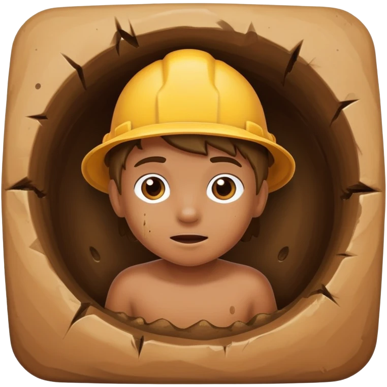 playing in a hole emoji