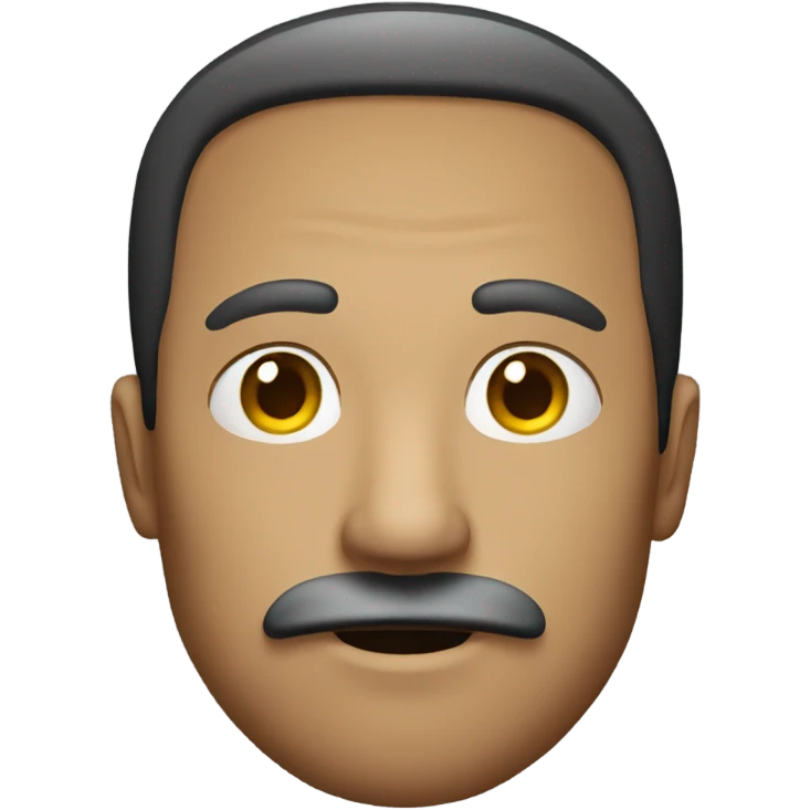 Man with short moustache  emoji