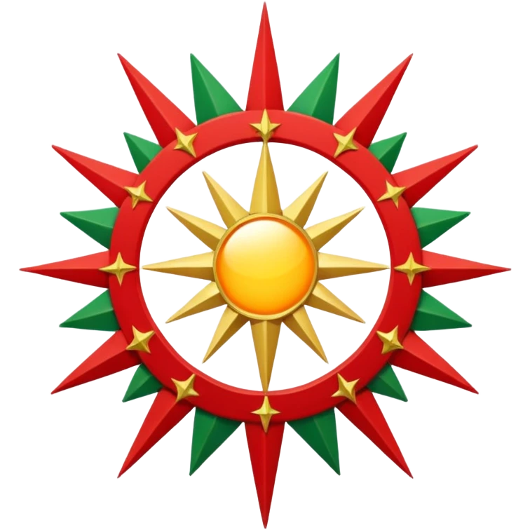 Kürdistan bayrağı emoji