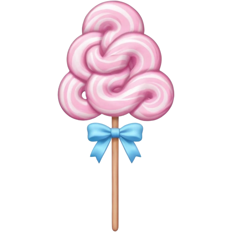 cotton candy stick  emoji