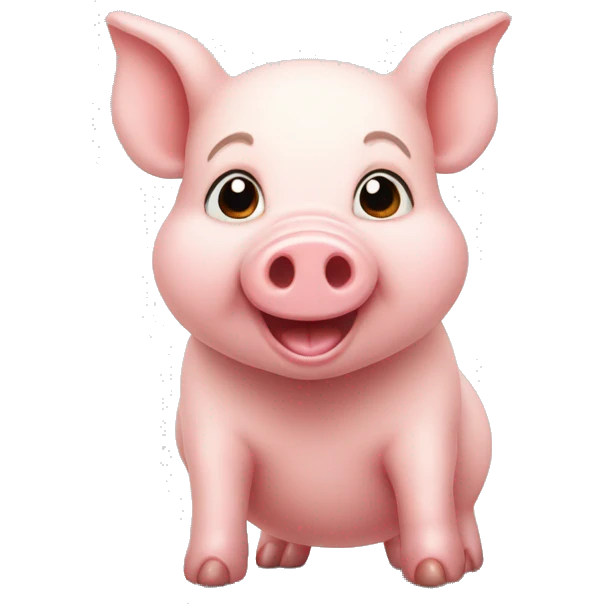 Piglet cartoon  emoji