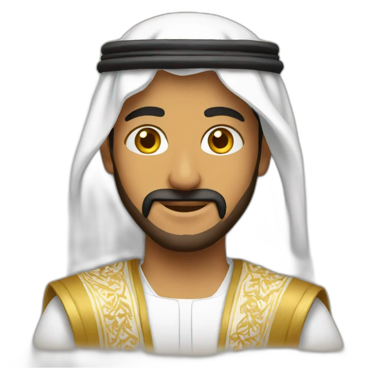 Un arabe en costume emoji