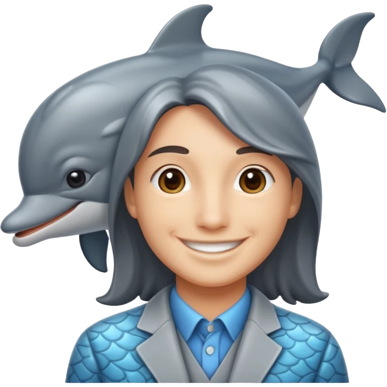 Make me into a dolphin  emoji