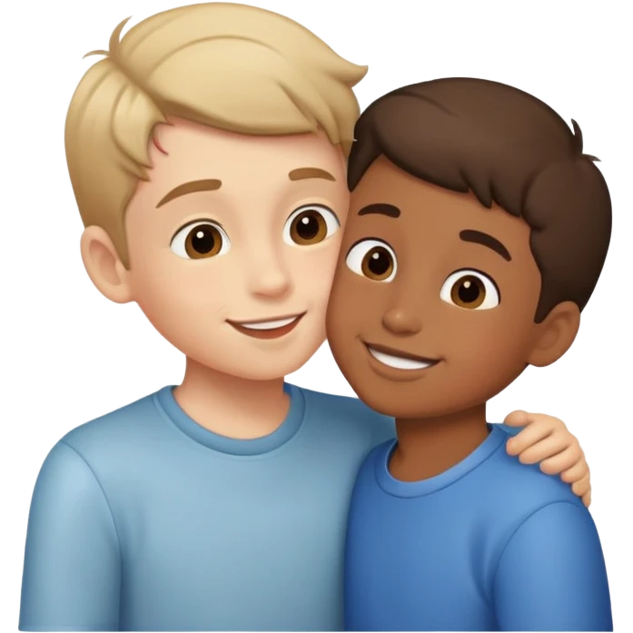 boy kissing boy emoji