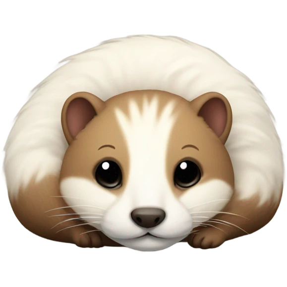 sleeping weasel emoji