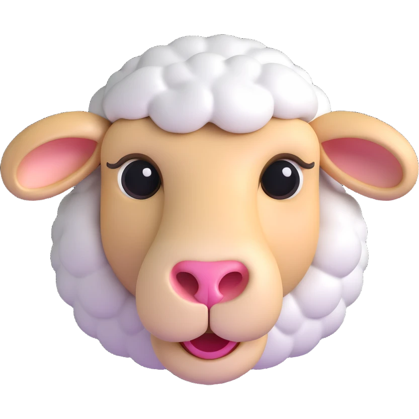 sheep face emoji