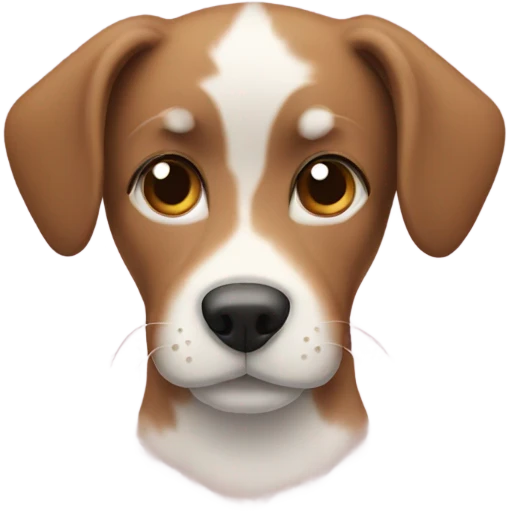 Dog with I love you  emoji