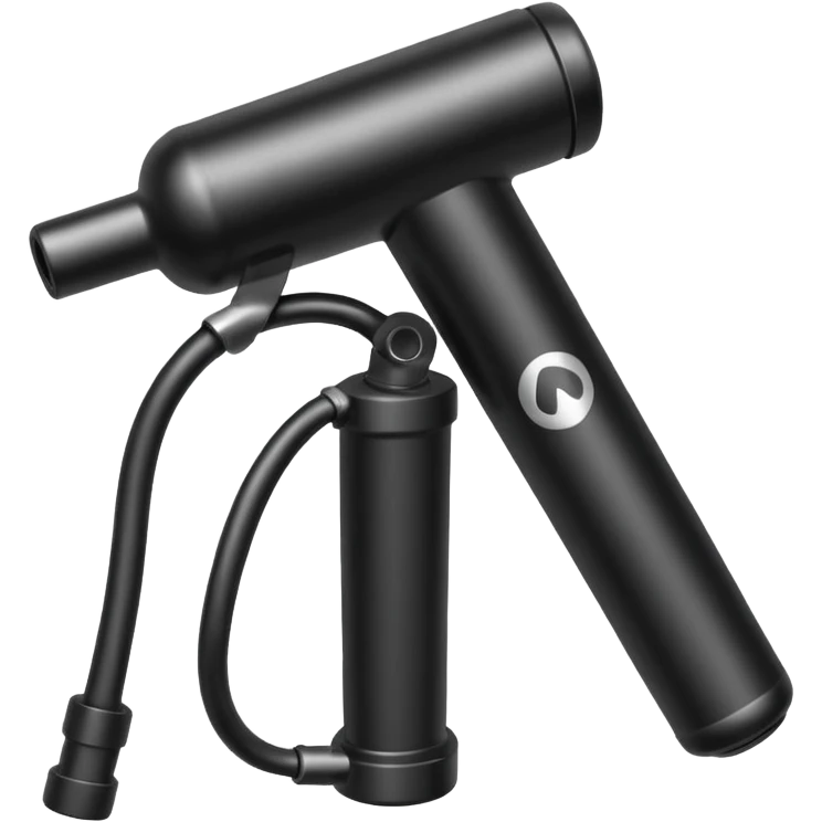 black bike pump emoji