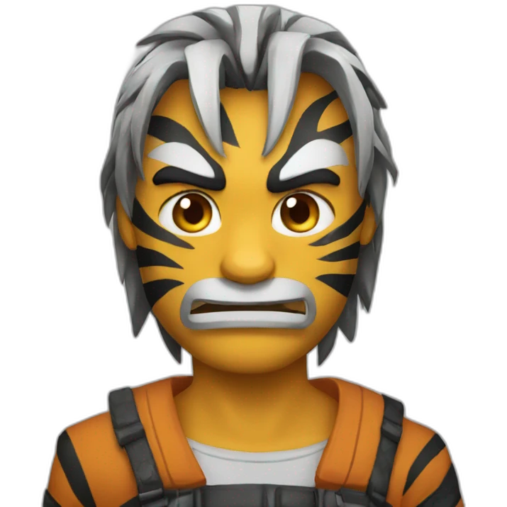 Tigre vilain emoji