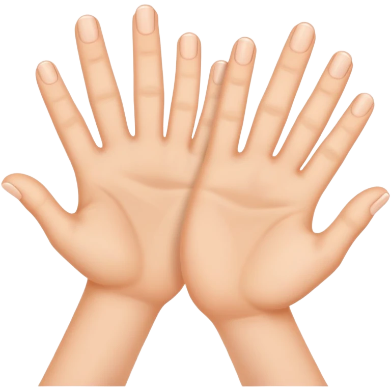 Hands up emoji