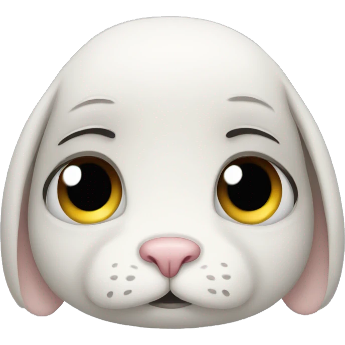 sad rabbit  emoji
