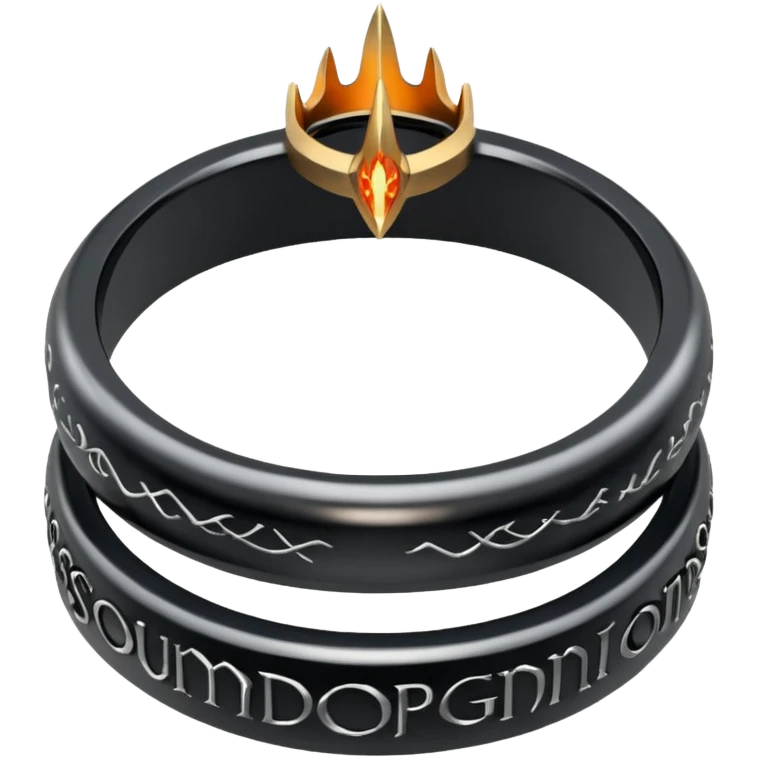 The rings of Sauron  emoji
